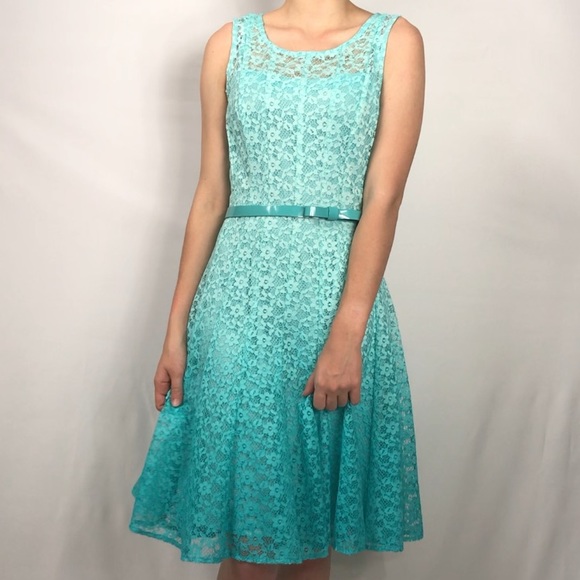 Leslie Fay Lace Ombre Dress - Picture 4 of 8